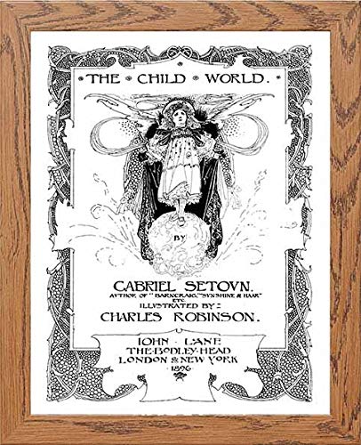 lumartos Vintage Poster The Child World – Framed Wall Art Print by Lumartos Premium Home Décor