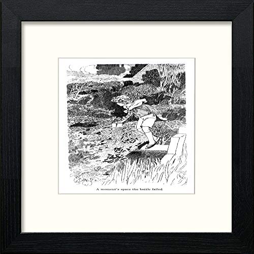 lumartos Vintage Poster The Cloud Kingdom (4) – Black Wood Frame Wall Art – Framed Wall Art Print by Lumartos Premium Home Décor