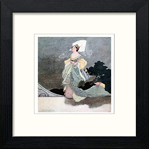 lumartos Vintage Poster The Happy Prince (3) – Black Wood Frame Wall Art – Framed Wall Art Print by Lumartos Premium Home Décor
