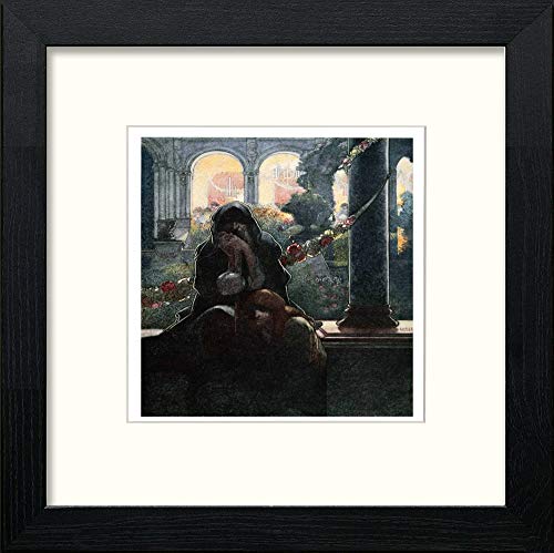 lumartos Vintage Poster The Happy Prince (4) – Black Wood Frame Wall Art – Framed Wall Art Print by Lumartos Premium Home Décor