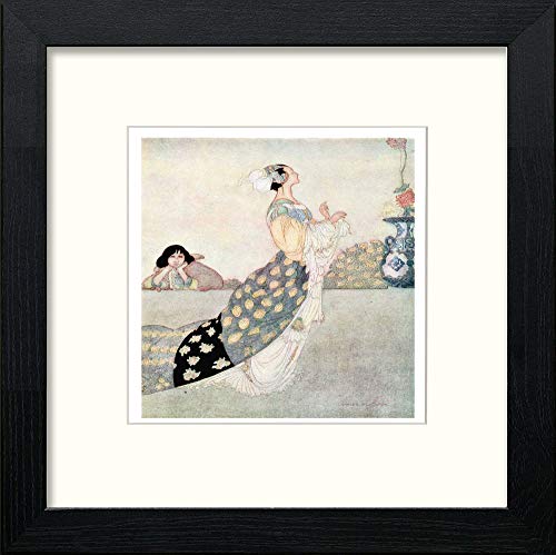 lumartos Vintage Poster The Happy Prince (5) – Black Wood Frame Wall Art – Framed Wall Art Print by Lumartos Premium Home Décor