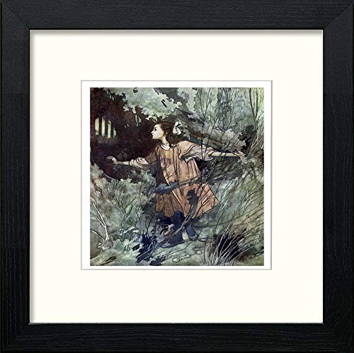 lumartos Vintage Poster The Secret Garden (1) – Black Wood Frame Wall Art – Framed Wall Art Print by Lumartos Premium Home Décor