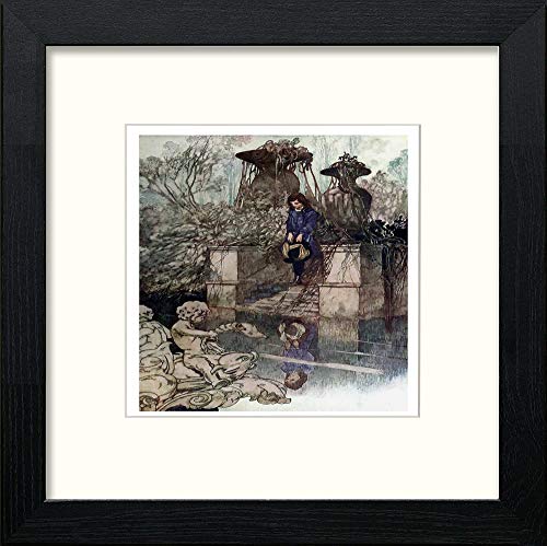 lumartos Vintage Poster The Secret Garden (3) – Black Wood Frame Wall Art – Framed Wall Art Print by Lumartos Premium Home Décor