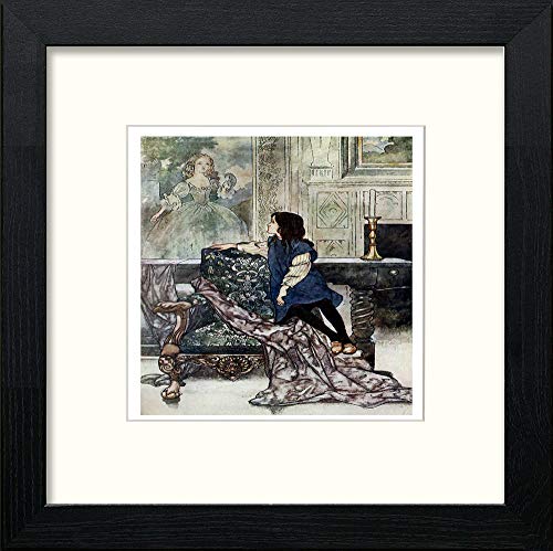 lumartos Vintage Poster The Secret Garden (4) – Black Wood Frame Wall Art – Framed Wall Art Print by Lumartos Premium Home Décor
