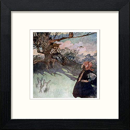 lumartos Vintage Poster The Secret Garden (5) – Black Wood Frame Wall Art – Framed Wall Art Print by Lumartos Premium Home Décor