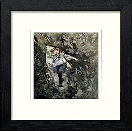 lumartos Vintage Poster The Secret Garden (8) – Black Wood Frame Wall Art – Framed Wall Art Print by Lumartos Premium Home Décor