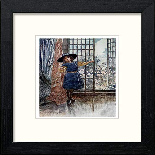 lumartos Vintage Poster The Secret Garden (9) – Black Wood Frame Wall Art – Framed Wall Art Print by Lumartos Premium Home Décor