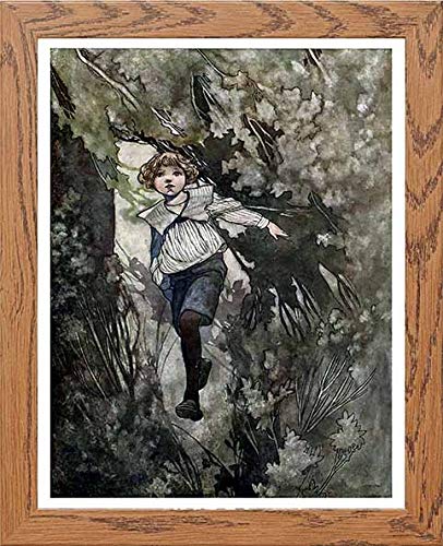 lumartos Vintage Poster The Secret Garden – Framed Wall Art Print by Lumartos Premium Home Décor