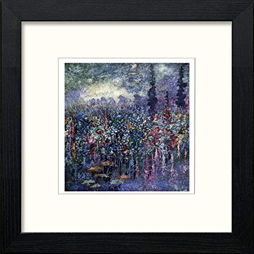 lumartos Vintage Poster The Sensitive Plant (8) – Black Wood Frame Wall Art – Framed Wall Art Print by Lumartos Premium Home Décor