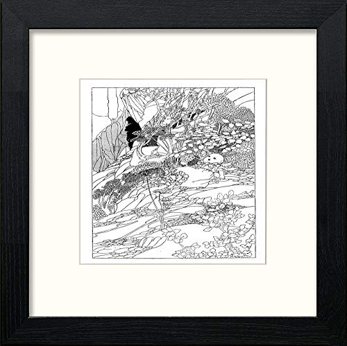 lumartos Vintage Poster The Story Of Weathercock (12) – Black Wood Frame Wal – Framed Wall Art Print by Lumartos Premium Home Décor