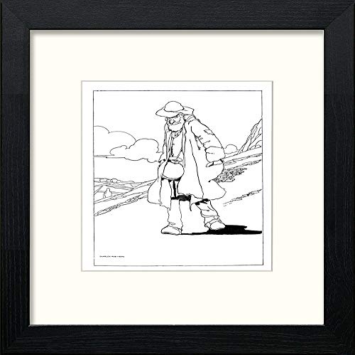 lumartos Vintage Poster The Story Of Weathercock (14) – Black Wood Frame Wal – Framed Wall Art Print by Lumartos Premium Home Décor