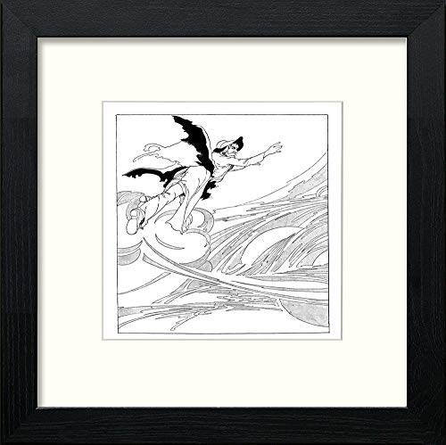 lumartos Vintage Poster The Story Of Weathercock (15) – Black Wood Frame Wal – Framed Wall Art Print by Lumartos Premium Home Décor