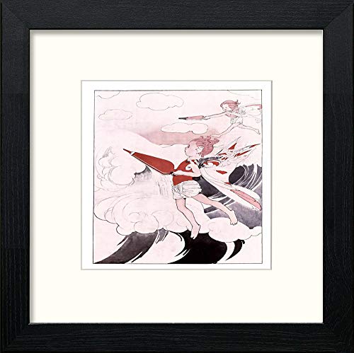 lumartos Vintage Poster The Story Of Weathercock (19) – Black Wood Frame Wal – Framed Wall Art Print by Lumartos Premium Home Décor