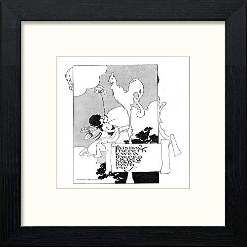 lumartos Vintage Poster The Story Of Weathercock (2) – Black Wood Frame Wall – Framed Wall Art Print by Lumartos Premium Home Décor