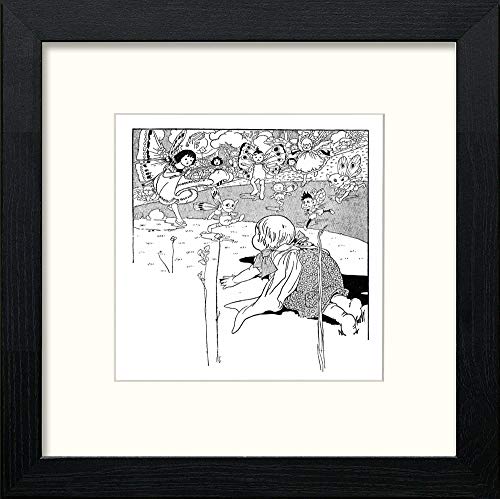 lumartos Vintage Poster The Story Of Weathercock (4) – Black Wood Frame Wall – Framed Wall Art Print by Lumartos Premium Home Décor