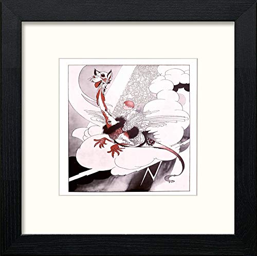lumartos Vintage Poster The Story Of Weathercock (5) – Black Wood Frame Wall – Framed Wall Art Print by Lumartos Premium Home Décor