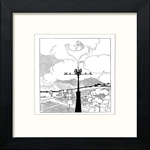 lumartos Vintage Poster The Story Of Weathercock (9) – Black Wood Frame Wall – Framed Wall Art Print by Lumartos Premium Home Décor