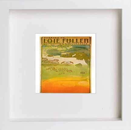 lumartos Vintage Poster Theatre De Loie Fuller Exposition Universelle – Whit – Framed Wall Art Print by Lumartos Premium Home Décor