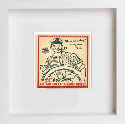 lumartos Vintage Poster Travel Poster 35 – White Frame Wall Art – Framed Wall Art Print by Lumartos Premium Home Décor