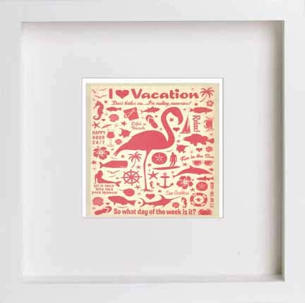 lumartos Vintage Poster Travel Poster 44 – White Frame Wall Art – Framed Wall Art Print by Lumartos Premium Home Décor