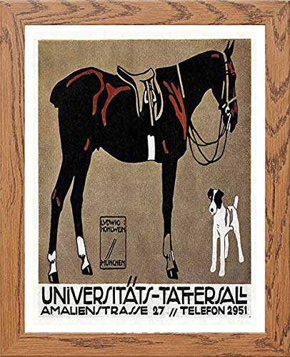 lumartos Vintage Poster Universitts Tattersall – Framed Wall Art Print by Lumartos Premium Home Décor