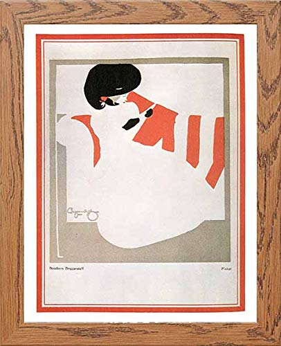 lumartos Vintage Poster Untitled Poster Girl On A Sofa – Framed Wall Art Print by Lumartos Premium Home Décor