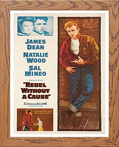 lumartos Vintage Poster Vintage A4 And A3 James Dean – Framed Wall Art Print by Lumartos Premium Home Décor
