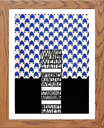 lumartos Vintage Poster Wiener Werksttte Exhibition – Framed Wall Art Print by Lumartos Premium Home Décor