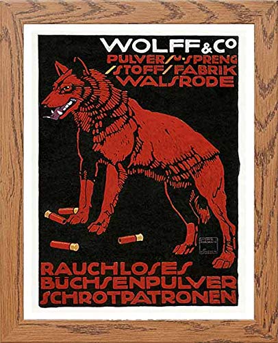 lumartos Vintage Poster Wolff Co Advertising – Framed Wall Art Print by Lumartos Premium Home Décor