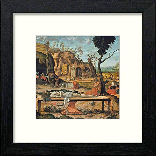 lumartos Vintage Prepare The Tomb – Black Wood Frame Wall Art – Framed Wall Art Print by Lumartos Premium Home Décor