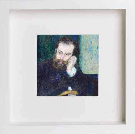 lumartos Vintage Renoir – White Frame Wall Art – Framed Wall Art Print by Lumartos Premium Home Décor