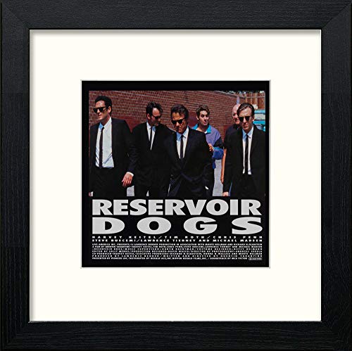 Lumartos Vintage Reservoir Of Dogs Poster – Black Wood Frame Wall Art – Framed Wall Art Print By Lumartos Premium Home Décor