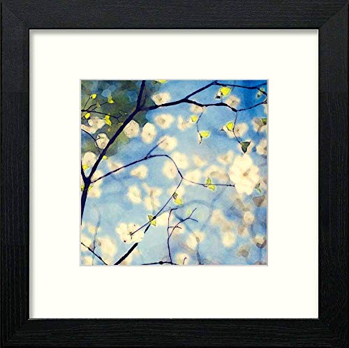lumartos Vintage Spring Has Sprung – Black Wood Frame Wall Art – Framed Wall Art Print by Lumartos Premium Home Décor