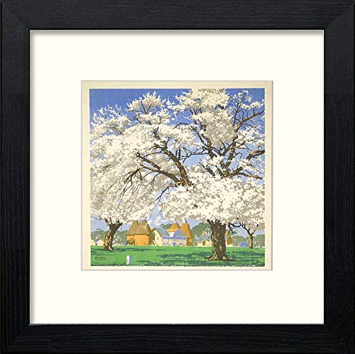 lumartos Vintage Spring Has Sprung Poster – Black Wood Frame Wall Art – Framed Wall Art Print by Lumartos Premium Home Décor