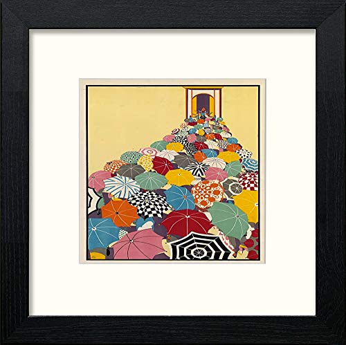 lumartos Vintage Summer Poster – Black Wood Frame Wall Art – Framed Wall Art Print by Lumartos Premium Home Décor