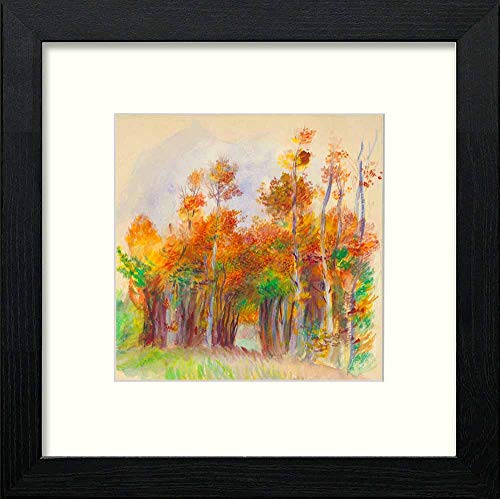 lumartos Vintage The Grove – Black Wood Frame Wall Art – Framed Wall Art Print by Lumartos Premium Home Décor