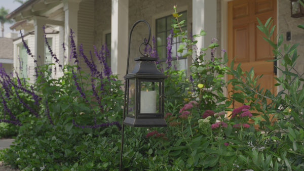 Luminara 12" Heritage Lantern With 38" Shepherd's Hook (Lantern Only)