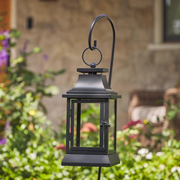 luminara 12" Heritage Lantern with 38" Shepherd's Hook (Lantern Only) luminara 12" Heritage Lantern with 38" Shepherd's Hook (Lantern Only)