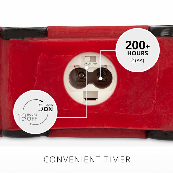 Luminara Holiday Red Flameless Candle Holiday Truck