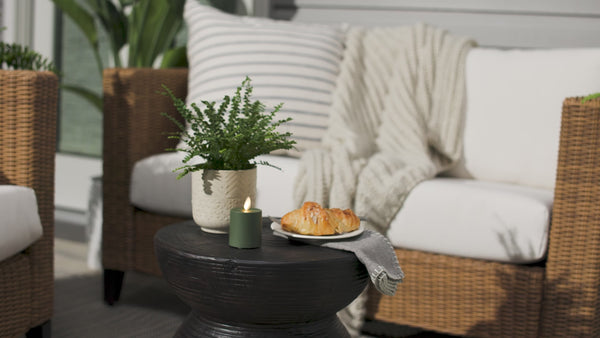 Luminara Loden Green Outdoor Flameless Candle Votive