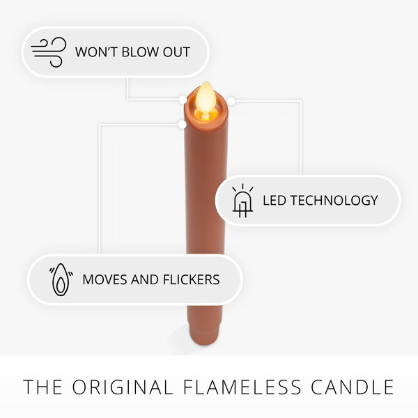 Luminara Adobe Flameless Candle Taper