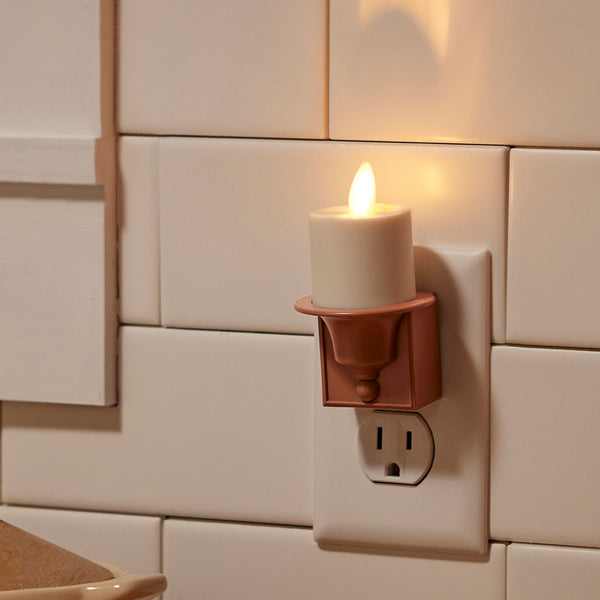 luminara Baked Clay Flameless Candle Nightlight