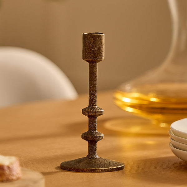 Luminara Brass Wrought Iron Modern Taper Holders