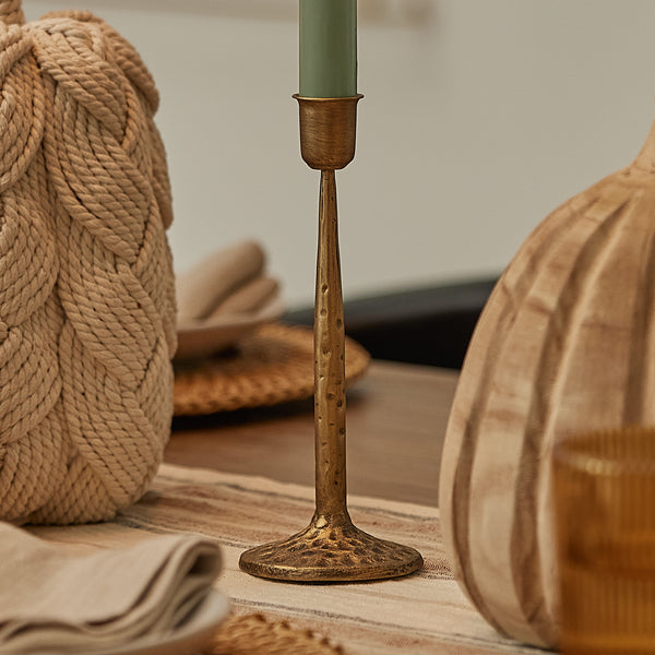 Luminara Brass Wrought Iron Taper Holder