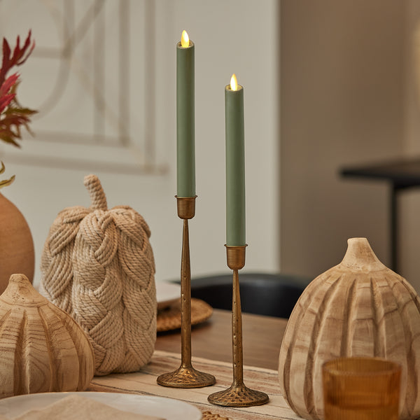 Luminara Brass Wrought Iron Taper Holder