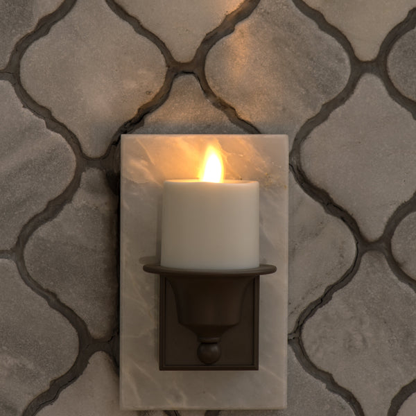 luminara Bronze Flameless Candle Night Light