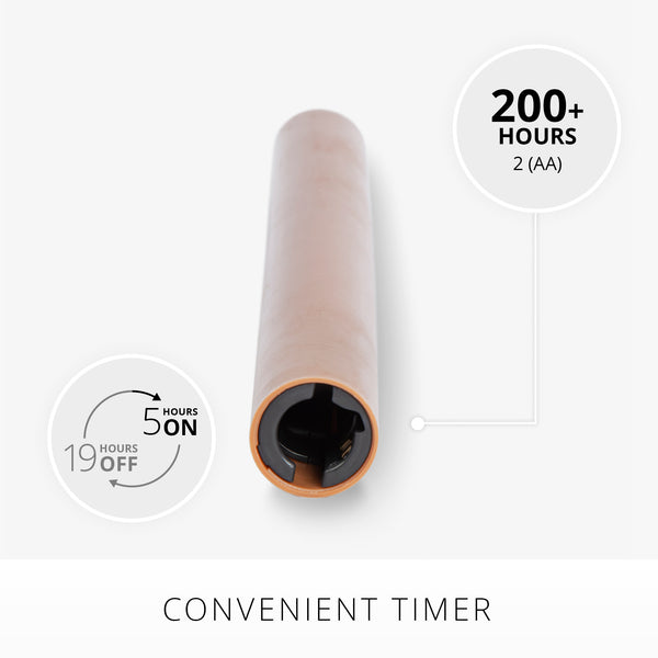 Luminara Caramel Café Flameless Candle Taper