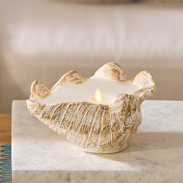 luminara Clamshell Flameless Candle