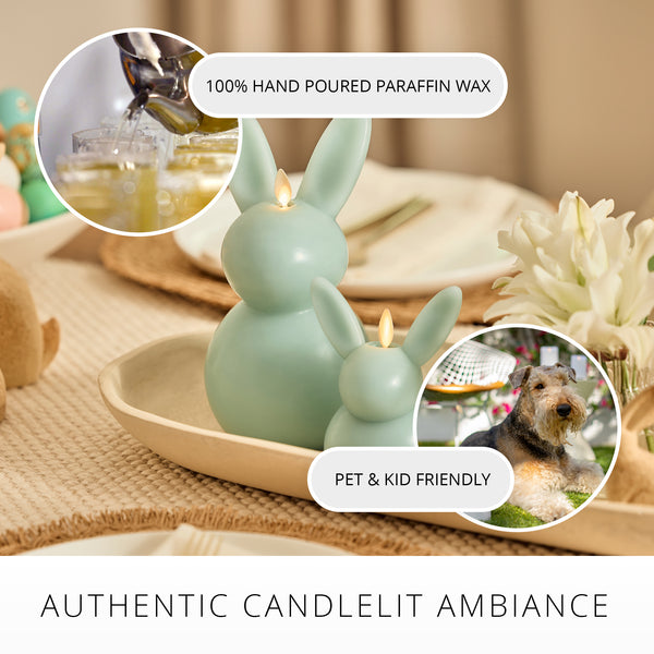 Luminara Fresh Mint Flameless Candle Small Bunny