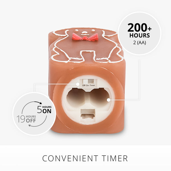 Luminara Gingerbread Dog Flameless Candle